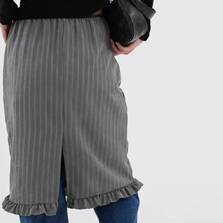 Et frill layered midi skirt