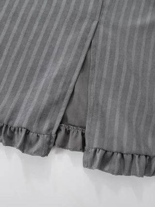 Et frill layered midi skirt