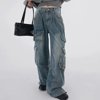 Timo Vintage Cargo Wide Denim