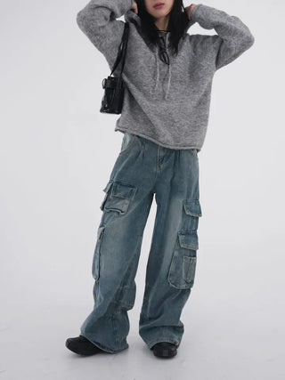 Timo Vintage Cargo Wide Denim