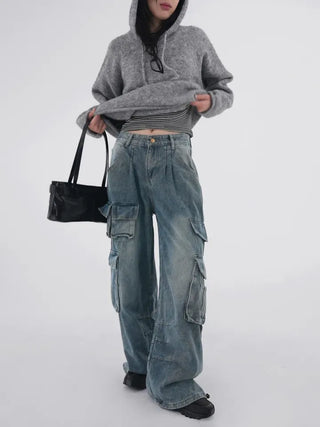 Timo Vintage Cargo Wide Denim
