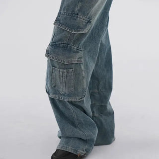 Timo Vintage Cargo Wide Denim
