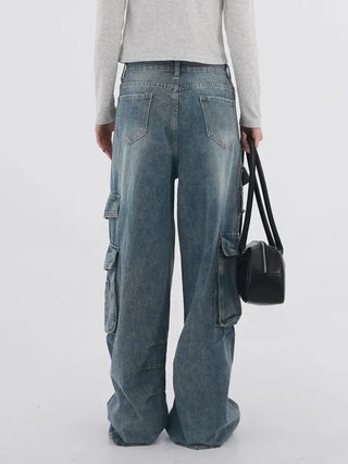 Timo Vintage Cargo Wide Denim