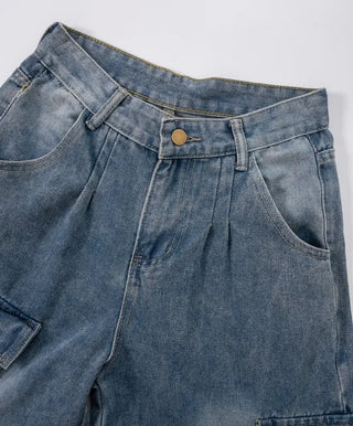Timo Vintage Cargo Wide Denim