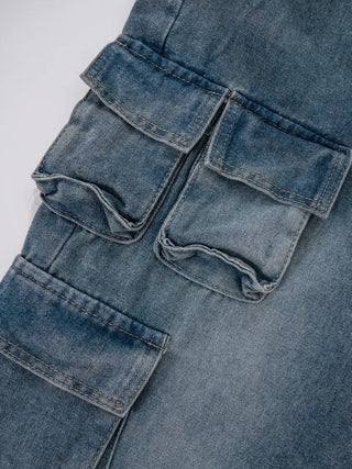 Timo Vintage Cargo Wide Denim