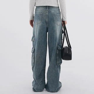 Timo Vintage Cargo Wide Denim