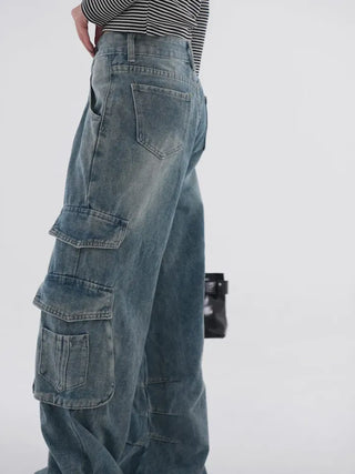 Timo Vintage Cargo Wide Denim