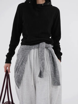 Kesha Snap Button Cutout Sweatpants