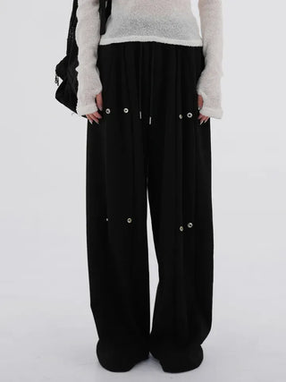 Kesha Snap Button Cutout Sweatpants