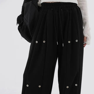 Kesha Snap Button Cutout Sweatpants