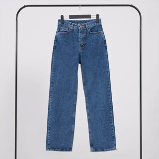 Regan Classic Medium Blue Wide Denim