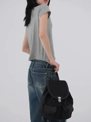 Leville sturdy cotton cropped short-sleeve tee