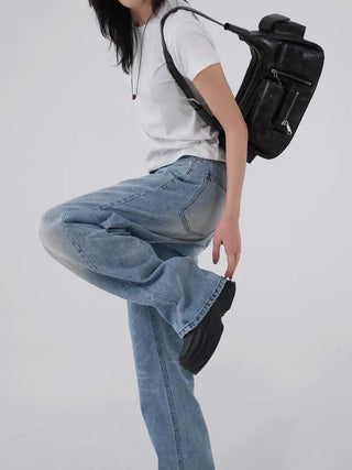 Leville sturdy cotton cropped short-sleeve tee