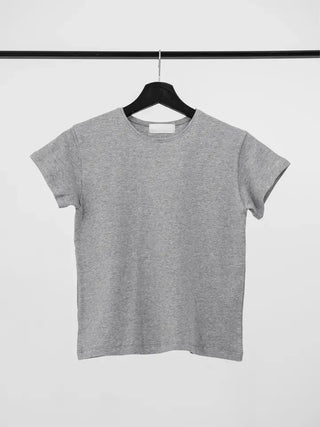 Leville sturdy cotton cropped short-sleeve tee