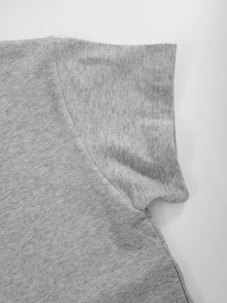 Leville sturdy cotton cropped short-sleeve tee