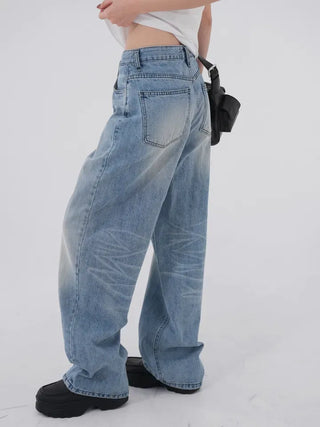 Baron Catwash Light Blue Wide Denim