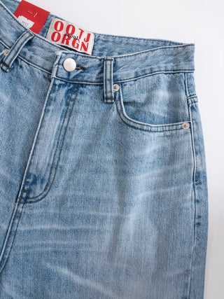Baron Catwash Light Blue Wide Denim