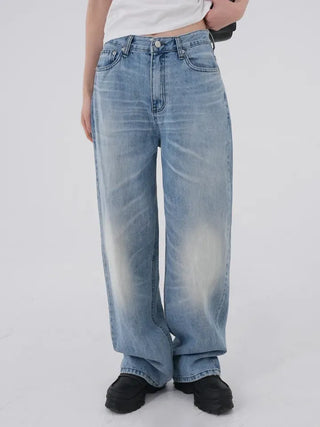 Baron Catwash Light Blue Wide Denim