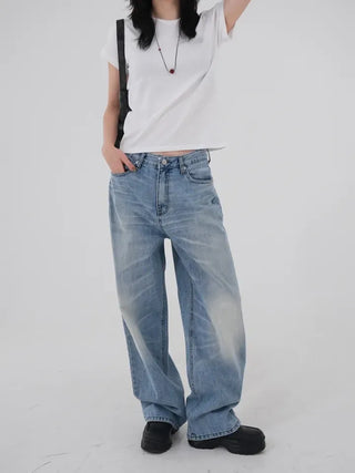 Baron Catwash Light Blue Wide Denim