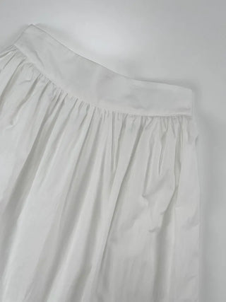 Or Rayon Flare Long Skirt