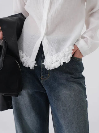 Dana Under Flower Slim Blouse