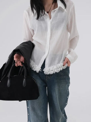 Dana Under Flower Slim Blouse