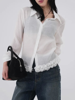 Dana Under Flower Slim Blouse