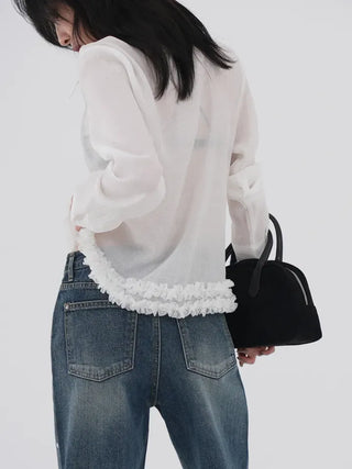 Dana Under Flower Slim Blouse