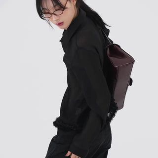 Dana Under Flower Slim Blouse