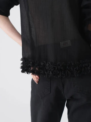 Dana Under Flower Slim Blouse