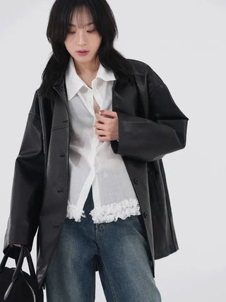 Regen Half Leather Jacket