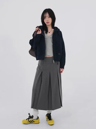 Flover Thick Knit Zip-up