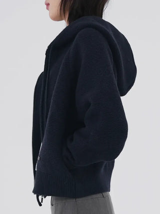 Flover Thick Knit Zip-up