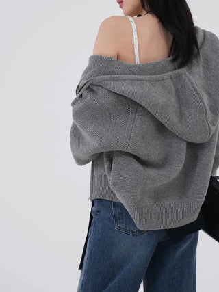 Flover Thick Knit Zip-up