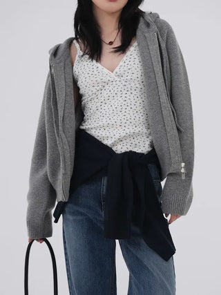 Flover Thick Knit Zip-up