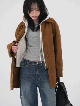 Flover Thick Knit Zip-up
