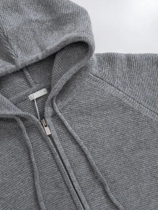 Flover Thick Knit Zip-up