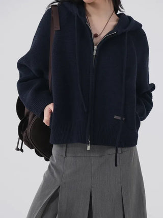 Flover Thick Knit Zip-up