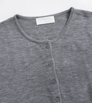 Roman Round Knit Cardigan