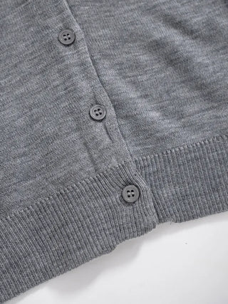 Roman Round Knit Cardigan