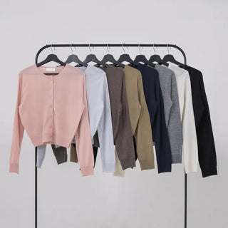 Roman Round Knit Cardigan