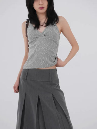 Mako Flower V-Lab Sleeveless Top