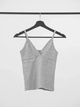 Mako Flower V-Lab Sleeveless Top