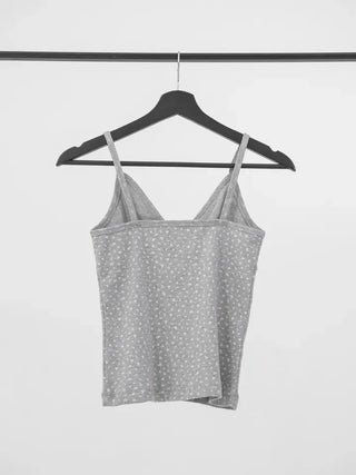 Mako Flower V-Lab Sleeveless Top