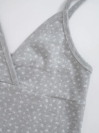 Mako Flower V-Lab Sleeveless Top