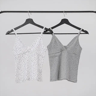 Mako Flower V-Lab Sleeveless Top