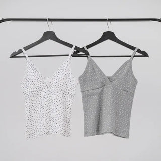 Mako Flower V-Lab Sleeveless Top