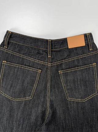 Apieu Carpenter Pocket Denim Pants