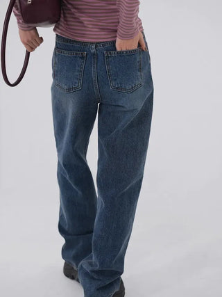 Tsya Straight Medium Blue Denim