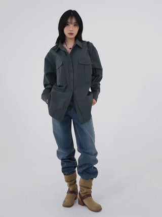 Tsya Straight Medium Blue Denim
